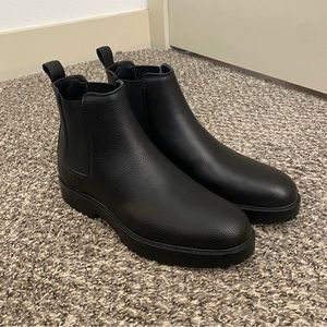 Black Chelsea boots. Never Worn